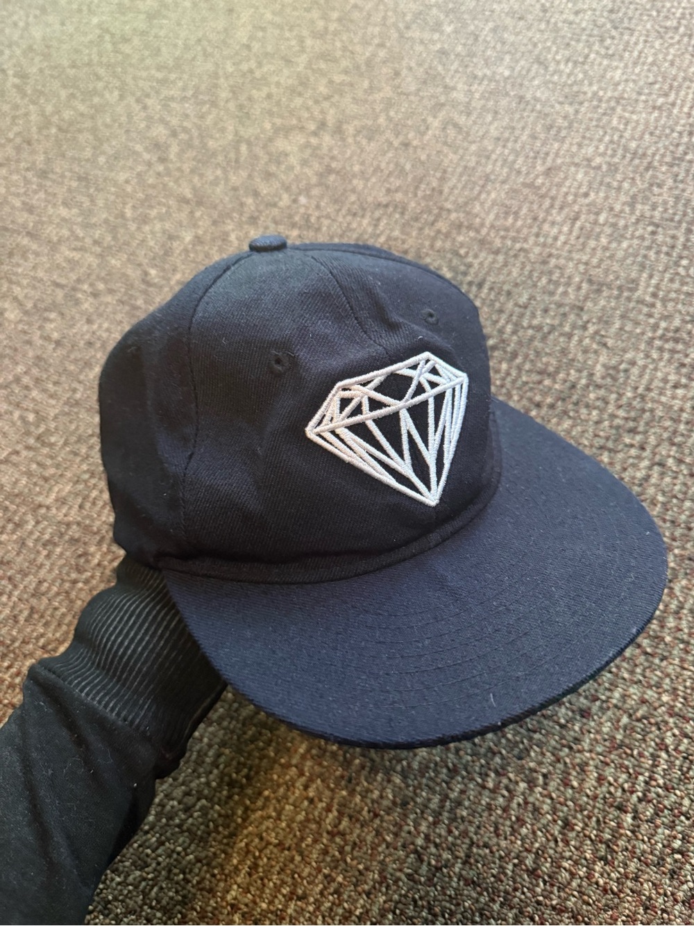 Diamond Logo black Baseball Cap - Unbranded